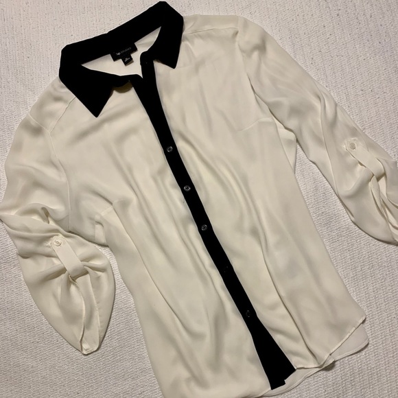 NWOT Chiffon Blouse - Picture 6 of 8